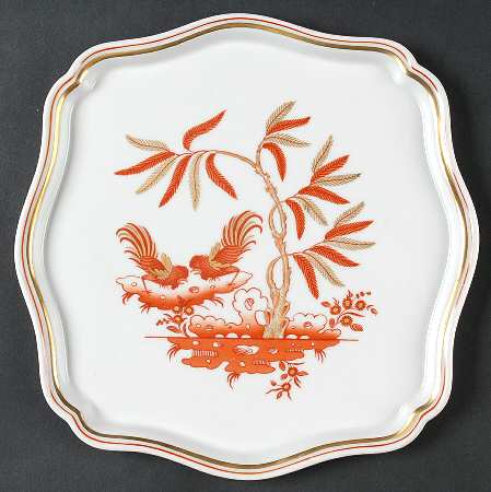 Siena Rust (Scalloped, Antico Doccia) Tray