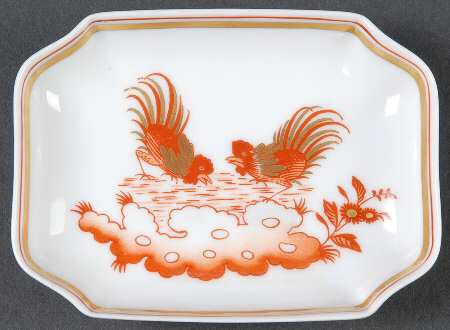 Siena Rust (Scalloped, Antico Doccia) Silver Tray