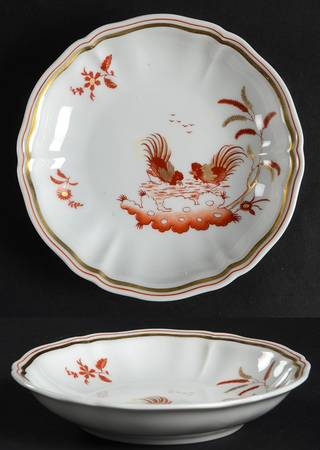 Siena Rust (Scalloped, Antico Doccia) 5" Round Tray
