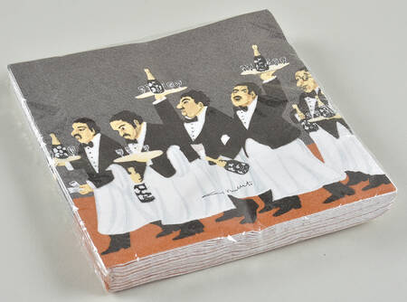 Charge of The Bottle Brigade, The Package of Paper Luncheon Napkins