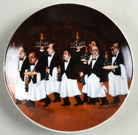 Charge of The Bottle Brigade, The Bread & Butter Plate by Guy Buffet