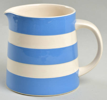 Cornish Blue Cream Cornishware 20 Oz Dreadnought Jug