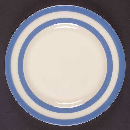 Cornish Blue Cream Cornishware Dessert/Pie Plate