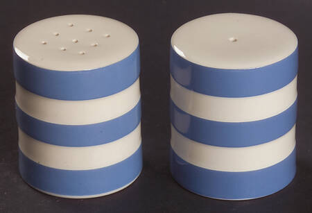 Cornish Blue Cream Cornishware Salt & Pepper Set