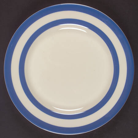 Cornish Blue Cream Cornishware Luncheon Plate