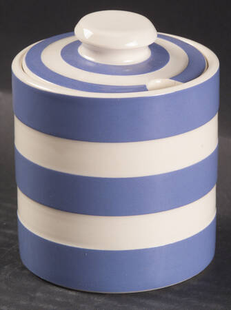 Cornish Blue Cream Cornishware Jam/Jelly & Lid