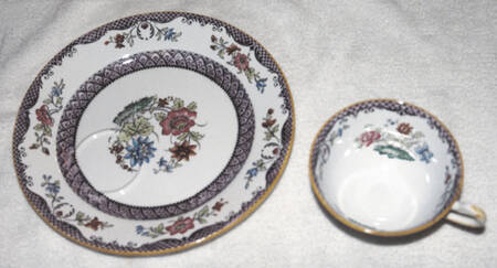 8456 Dessert Plate & Cup Set