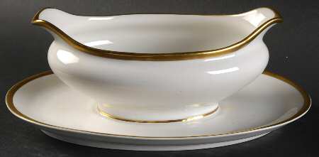 GDA141 Gravy Boat with Attached Underplate