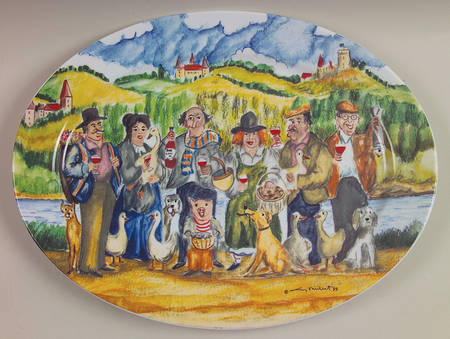 Perigord 16" Oval Serving Platter