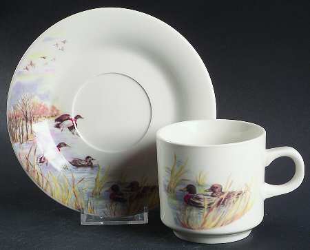 Midland Flat Cup & Saucer Set