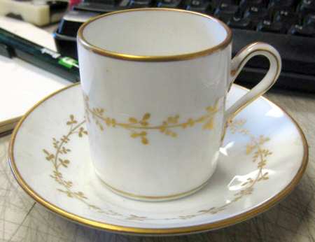 Lucca Flat Demitasse Cup & Saucer Set
