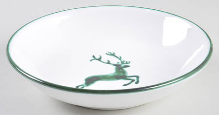 Wild Stag Green (Coupe) Coupe Soup Bowl
