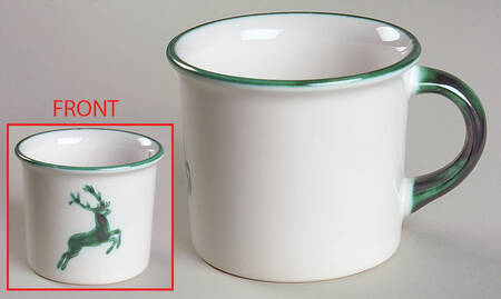 Wild Stag Green (Coupe) Mug