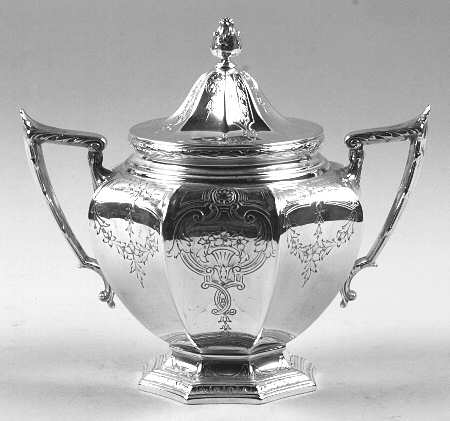 A11661 (Sterling, Hollowware) Sugar Bowl & Lid