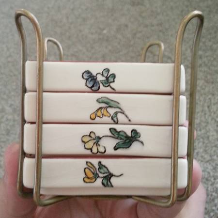 Alt Strassburg Coaster - Set of 4 with Holder