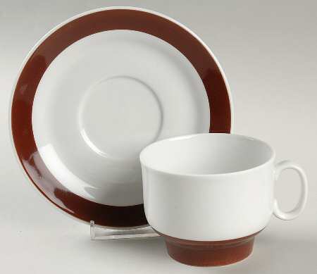 GIN85 Flat Cup & Saucer Set