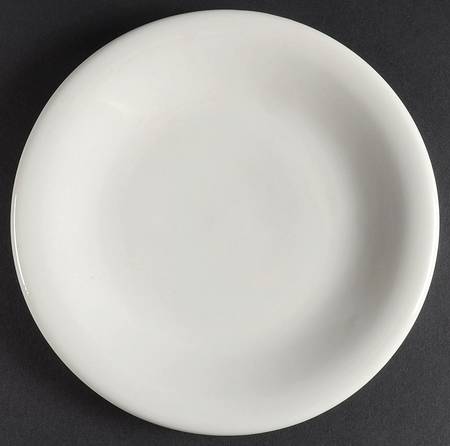 Color Trend White Salad Plate