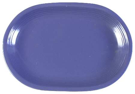 Main St Lavender 12" Oval Serving Platter