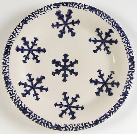 Snow Flake Salad/Dessert Plate