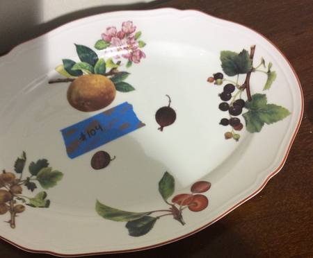 GIN87 13" Oval Serving Platter