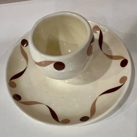 Neptune Double Egg Cup with Stand