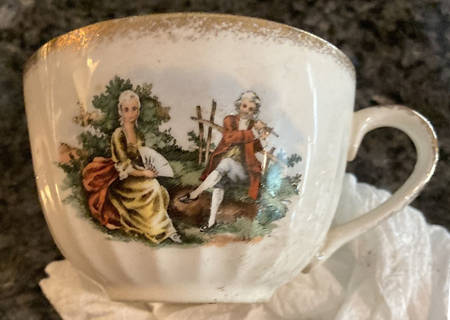 GEO250 Flat Cup & Saucer Set