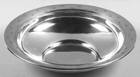 Stardust (Sterling, 1957, Hollowware) Sterling Round Vegetable