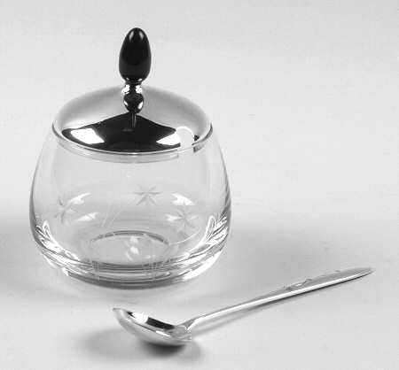 Celeste (Sterling, 1956, Hollowware) Marmalade-Cry W/Str Lid&Ladle