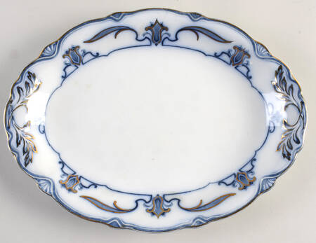 Lotus 12" Oval Serving Platter