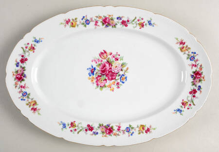 Bouquet 13" Oval Serving Platter