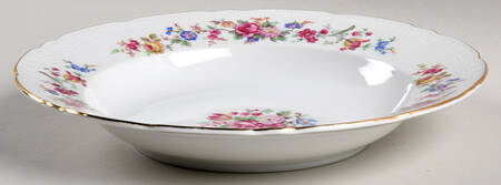 Bouquet Rim Soup Bowl