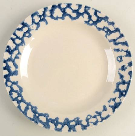 COBALT SPONGE Salad Plate