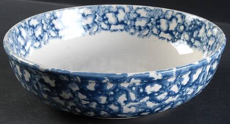 COBALT SPONGE 8" Round Vegetable Bowl