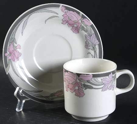 GID48 Flat Cup & Saucer Set