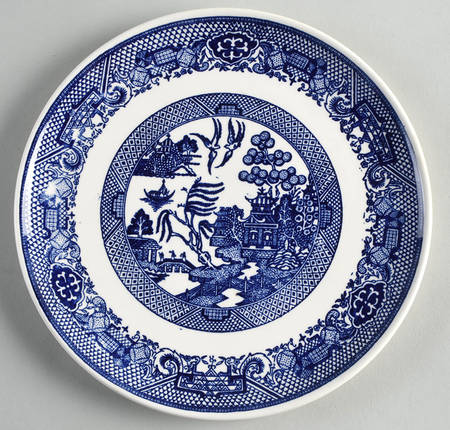 Willow Blue Luncheon Plate