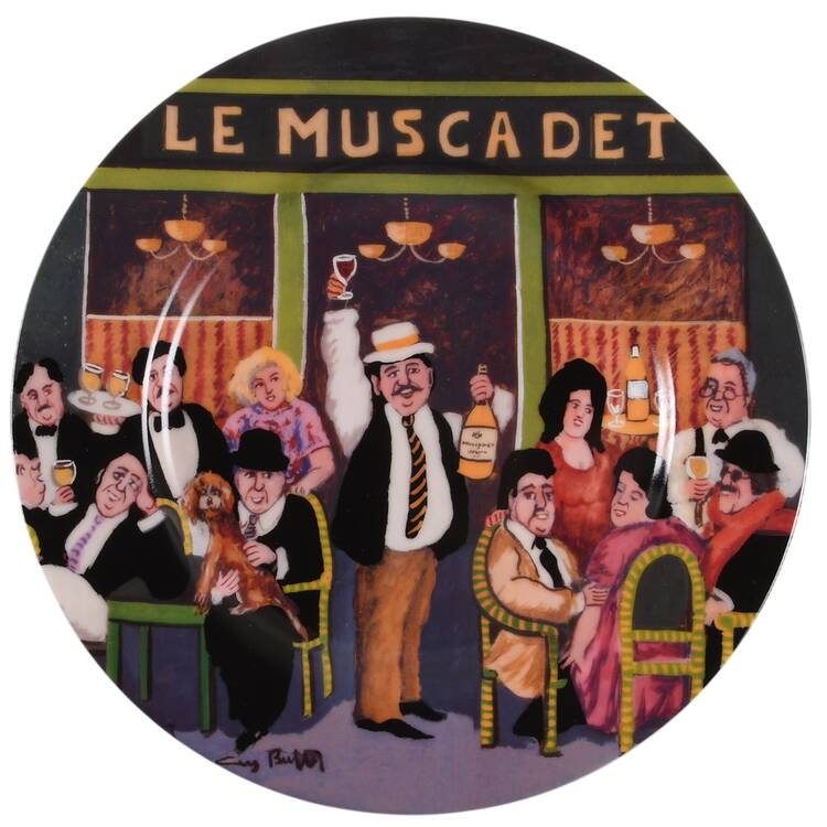 Tuscan Storefronts Salad Plate