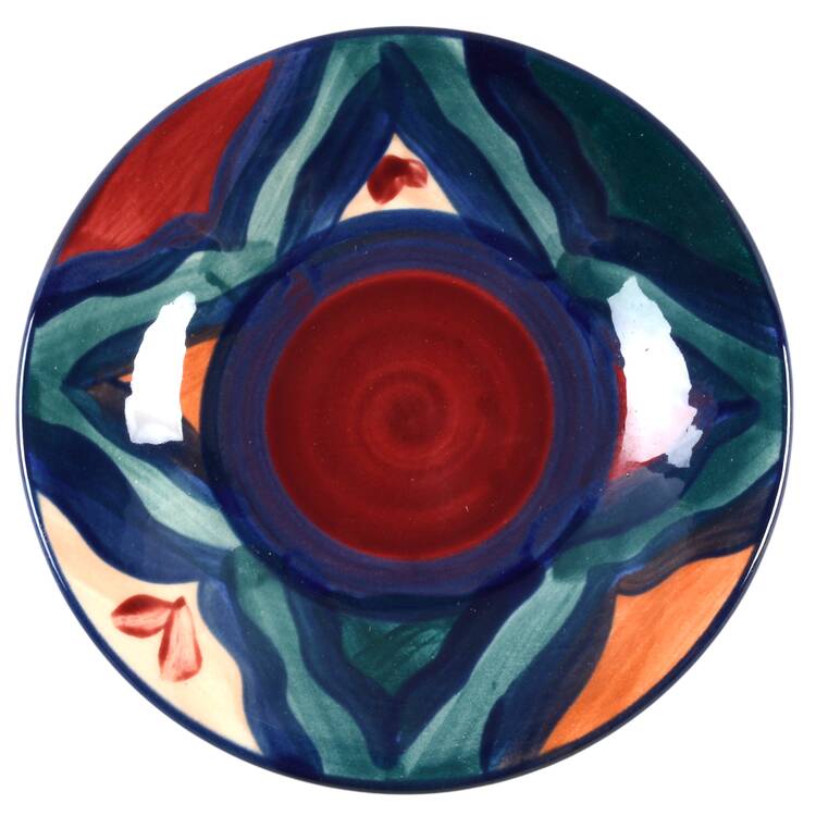 Red Azalea Saucer for Demitasse Cup