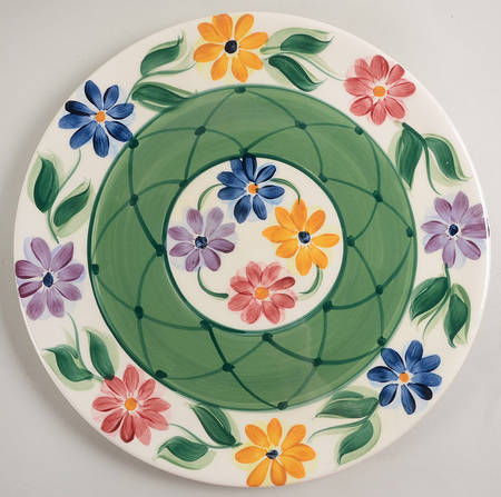 Daisy Chain 14" Chop Plate (Round Platter)