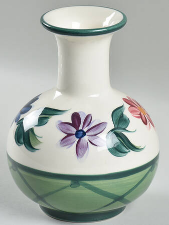 Daisy Chain Narrow Neck Vase