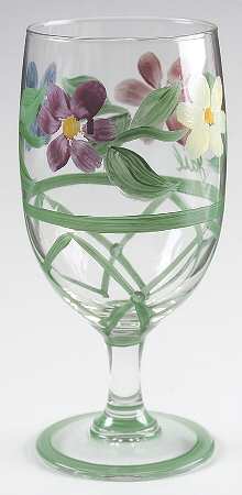 Daisy Chain Glassware Goblet