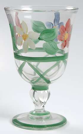 Daisy Chain Glassware Goblet