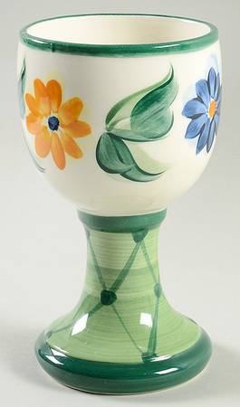 Daisy Chain China Goblet