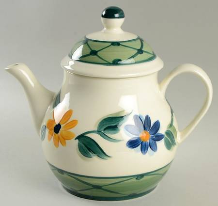 Daisy Chain Teapot & Lid