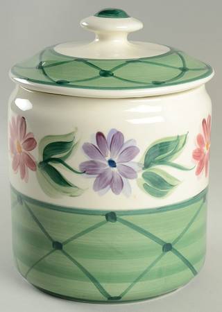 Daisy Chain Cookie Jar & Lid