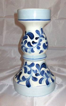 Lace 9" Pillar Candleholder