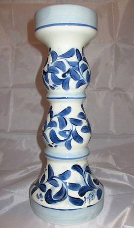 Lace 12" Pillar Candleholder
