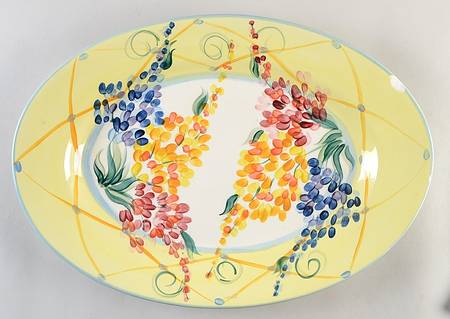 Garden View 19" Oval Serving Platter