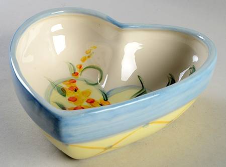 Garden View Heart Shaped Dish