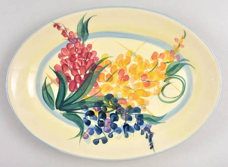 Garden View 13" Oval Serving Platter