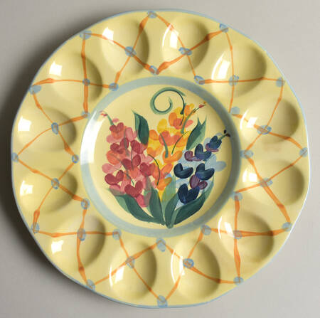 Garden View Deviled Egg Plate
